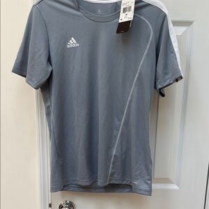 Adidas Gray Short Sleeve Performance Tee
